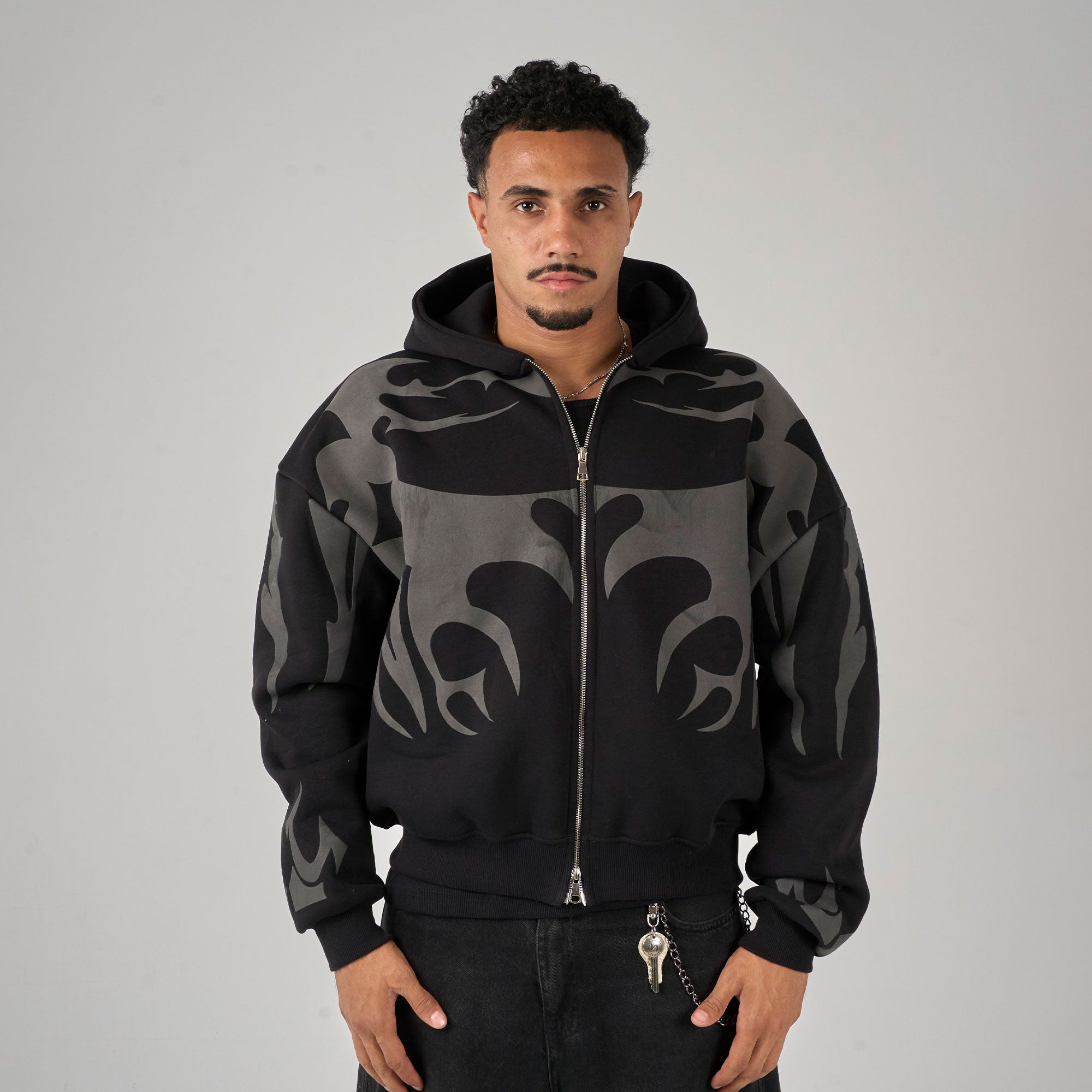 Zipper Hoodie Full Cover