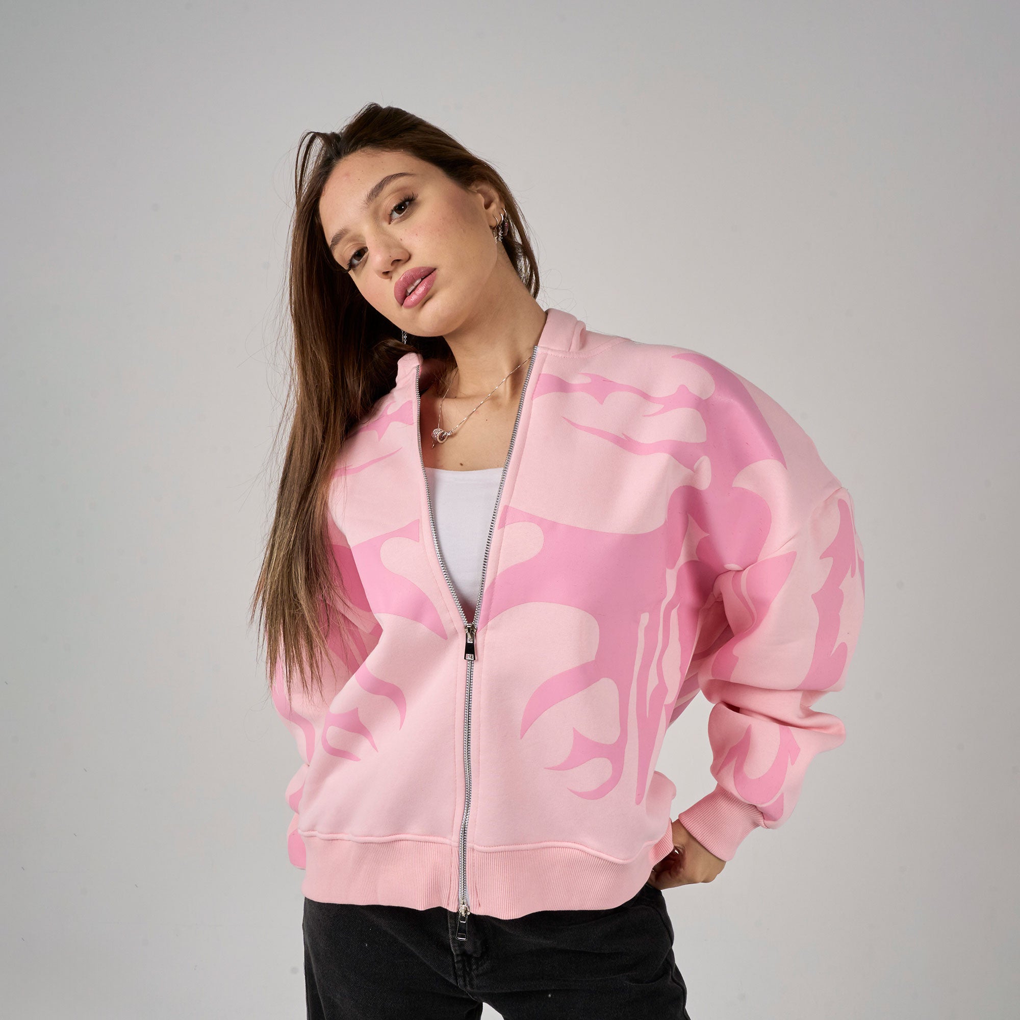 Zipper Hoodie Full Cover