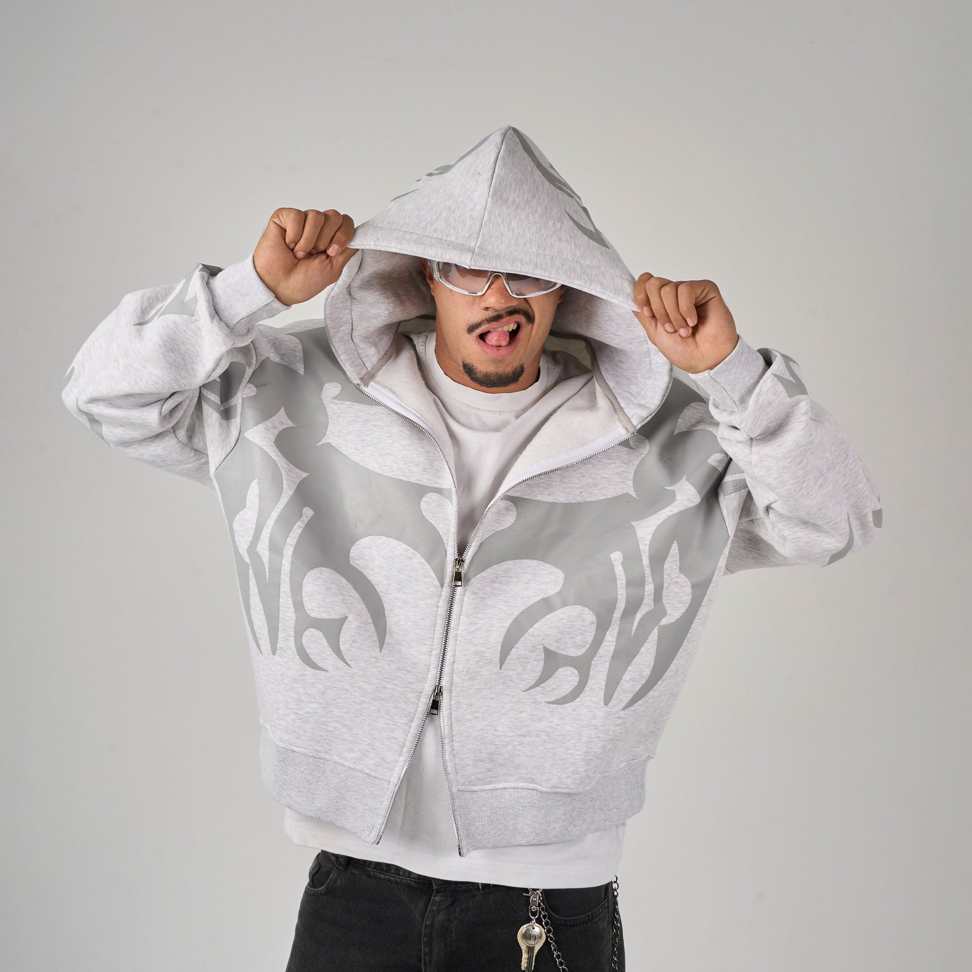 Zipper Hoodie Full Cover