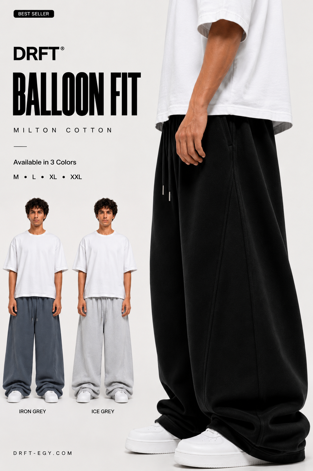 DRFT Balloon Fit Sweat Pants – Unisex